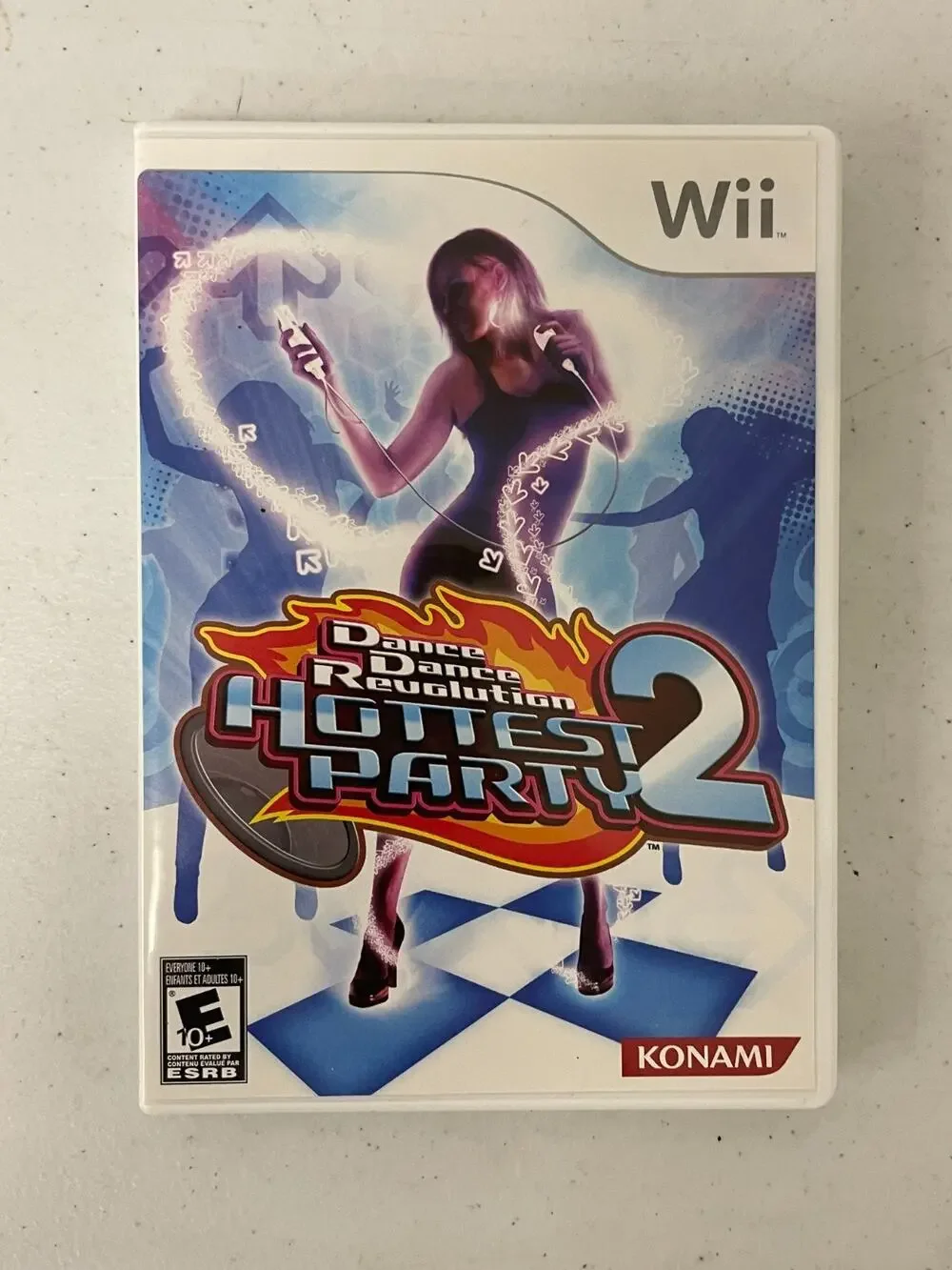 Dance Dance Revolution Hottest Party 2 - Nintendo Wii Konami Complete w/ Manual